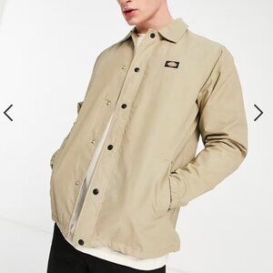 Dickies Oakport coach jacket in khaki